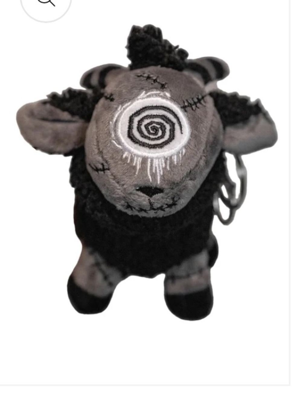 NWT Vampire Freaks Black Sheep of the Family Plush Keychain